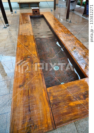 道の駅 大社ご縁広場の足湯　（島根県出雲市） 133812271