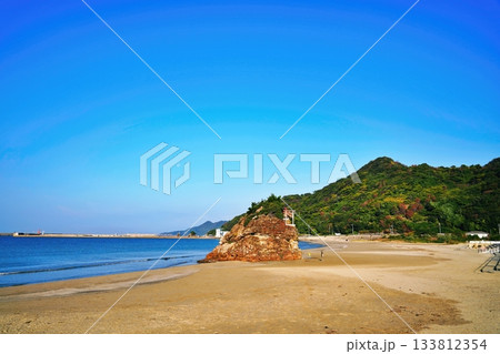 稲佐の浜の風景 稲佐の浜の風景 133812354