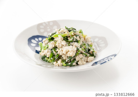 ホウレン草の白和えごま風味 ホウレン草の白和えごま風味 133812666
