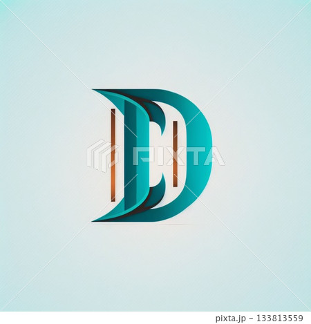 Elegant letter D, vector design template elements for your application or corporate identity 133813559