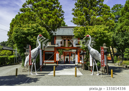 出水　箱崎八幡神社　神門　八幡大鈴　鹿児島県出水市 133814336