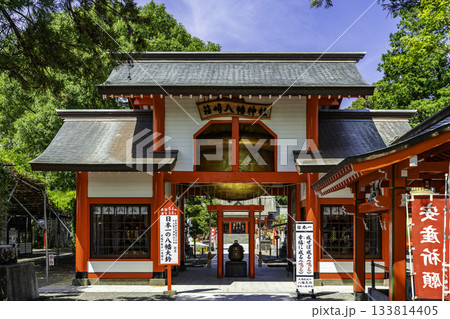 出水　箱崎八幡神社　神門　八幡大鈴　鹿児島県出水市 133814405