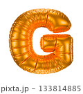Golden Metallic Balloon Letter G 133814885