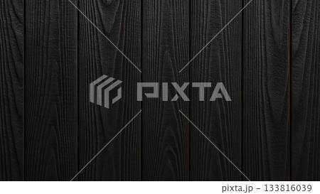 焼杉板のテクスチャ背景（和モダン素材） 133816039