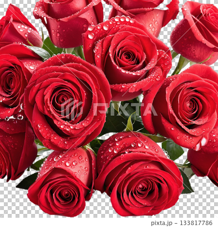 Rose bouquet_no background 133817786