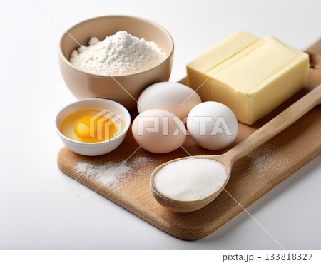 お菓子作りの材料 ベーキング 料理 お菓子作りの材料 ベーキング 料理 133818327