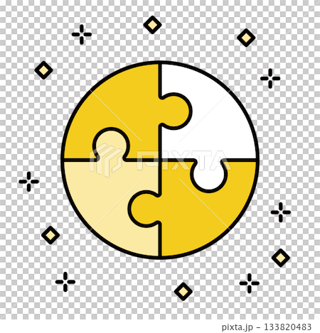 丸いジグソーパズル 丸いジグソーパズル 133820483