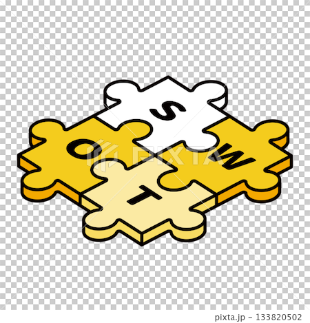 SWOT analysis / puzzle 133820502