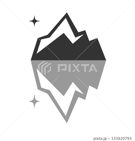 Iceberg logo icon design Iceberg logo icon design 133820793