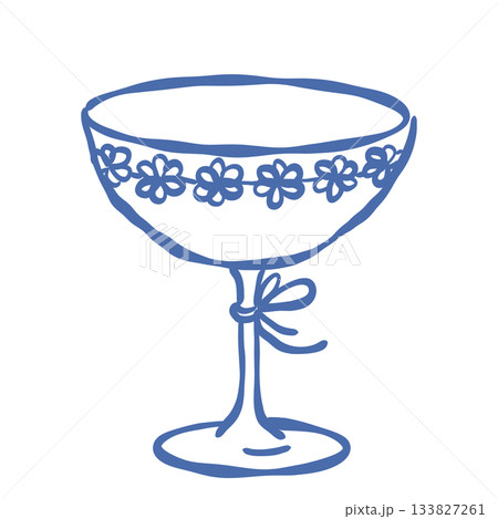 Vintage champagne coupe floral rim Paris New Year elegant line art illustration sparkling festive aesthetic Parisian celebration design Vintage champagne coupe floral rim Paris New Year elegant line art illustration sparkling festive aesthetic Parisian celebration design 133827261