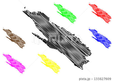 Sipan island (Republic of Croatia, Adriatic Sea) map vector illustration, scribble sketch Sipan or Sipano map Sipan island (Republic of Croatia, Adriatic Sea) map vector illustration, scribble sketch Sipan or Sipano map 133827609