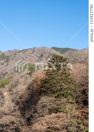 栃木県 塩原の山並の風景 栃木県 塩原の山並の風景 133827790