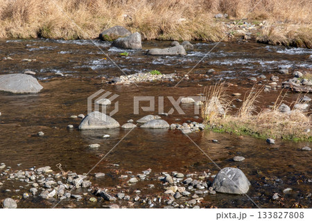 栃木県 塩原 箒川の流れ 栃木県 塩原 箒川の流れ 133827808