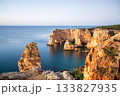 cliffs at sea, Algarve, Portugal, 133827935