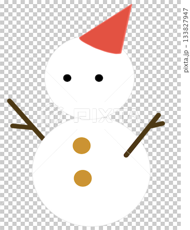簡單的雪人圖標 簡單的雪人圖標 133827947