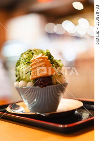 豊洲ふくらすずめの天空の抹茶かき氷 133828783
