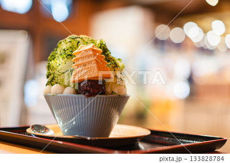 豊洲ふくらすずめの天空の抹茶かき氷 豊洲ふくらすずめの天空の抹茶かき氷 133828784
