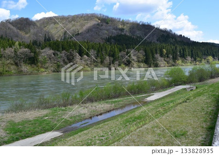 最上川 日本三大急流 133828935