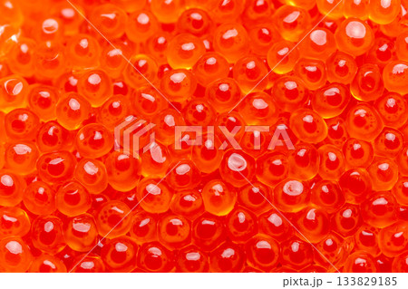 Red caviar. Macro shot. Red caviar. Macro shot. 133829185
