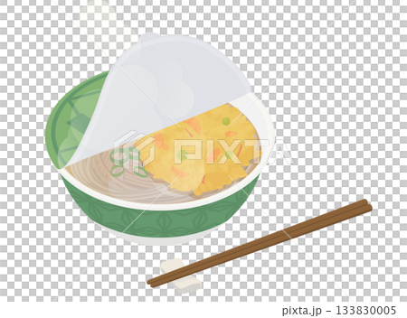 天婦羅蕎麥麵杯插圖 133830005