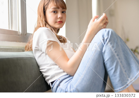 かわいい女子ポートレート 133830372