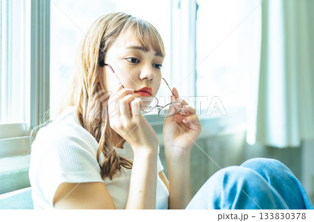 かわいい女子ポートレート 133830378