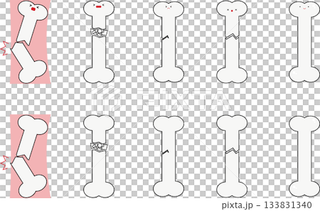色々な骨折のイラスト 133831340