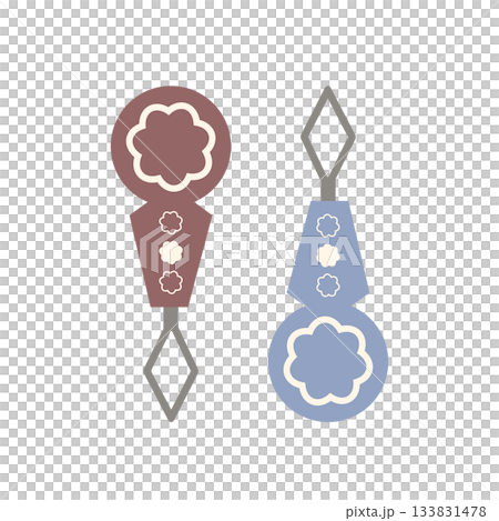 Cute illustration of threading 133831478