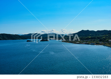 多々羅大橋から眺める瀬戸内海 多々羅大橋から眺める瀬戸内海 133832163