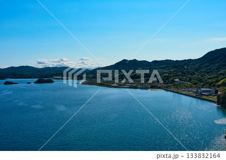 多々羅大橋から眺める瀬戸内海 多々羅大橋から眺める瀬戸内海 133832164