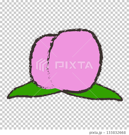 もものイラスト 133832668