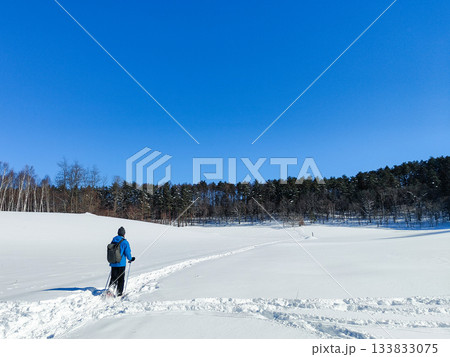 中山高原・スノートレッキング 133833075