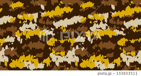 迷彩パターン-シームレス 背景素材 133833511