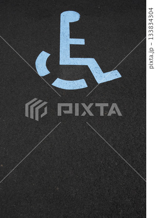 Parking space for disabled driver Parking space for disabled driver 133834304