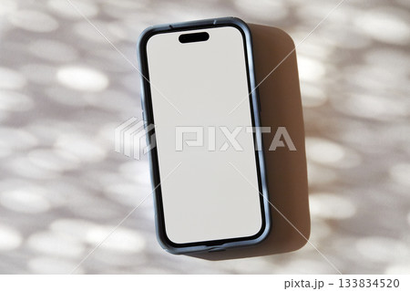Blank smart phone on abstract background Blank smart phone on abstract background 133834520