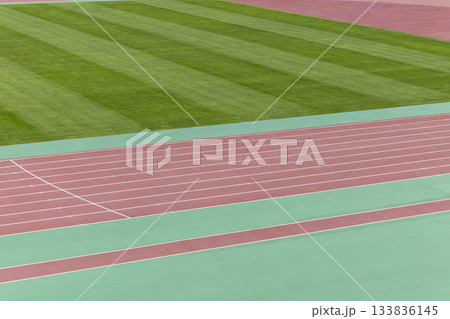 日本の美しい陸上競技場の設備 日本の美しい陸上競技場の設備 133836145