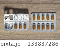 Pill blister packs still life 133837286