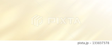 Golden dappled sunlight glare background. Spotted light rays, beams, spots on floor surface, wall, ceiling. Natural light scene wallpaper for mockup, template, overlay, banner, promo, poster. Vector 133837378