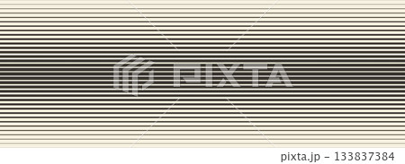 Retro linear halftone gradation texture. Parallel repeating stripe transition background. Fading thin to thick line gradient pattern. Horizontal strip wallpaper with Doppler effect concept. Vector Retro linear halftone gradation texture. Parallel repeating stripe transition background. Fading thin to thick line gradient pattern. Horizontal strip wallpaper with Doppler effect concept. Vector 133837384