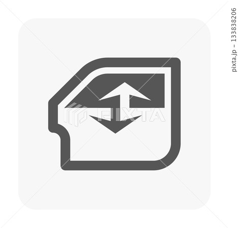 Car Window Unlock Icon Car Window Unlock Icon 133838206