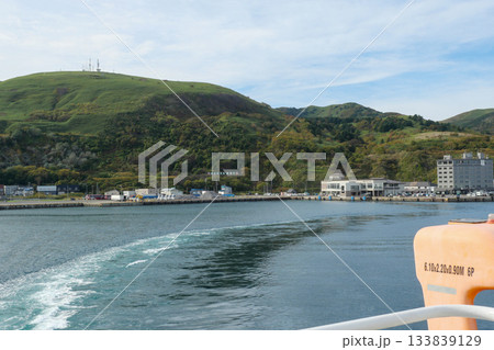 秋の礼文島 香深港 秋の礼文島 香深港 133839129