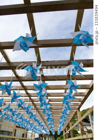 箱根登山鉄道風祭駅の風車 133839494