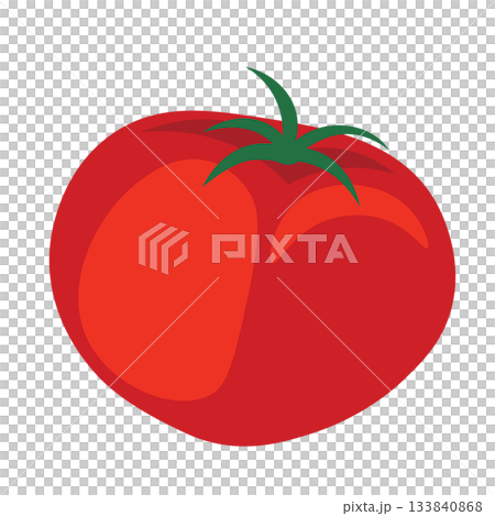 真っ赤なトマトのイラスト 133840868