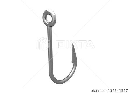 Close-up of fishing sharp hook Close-up of fishing sharp hook 133841337