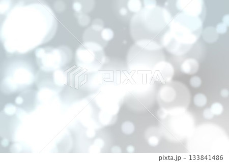 Showing abstract flat design featuring blurred bokeh lights spreading on grey backdrop, copy space Showing abstract flat design featuring blurred bokeh lights spreading on grey backdrop, copy space 133841486