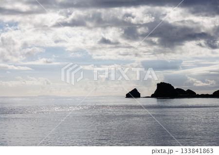 クイーンざまみ3に乗って座間味港から那覇泊港へ向かう座間味島座間味港 沖縄県島尻郡慶良間諸島2025 133841863