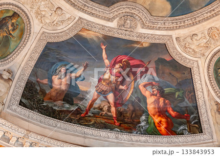 Gallery of Apollon,Le Louvre museum, Paris, France 133843953