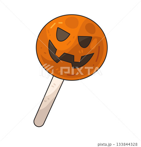 illustration of Halloween Lollipop 133844328