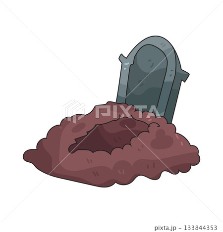 illustration of Open Grave illustration of Open Grave 133844353