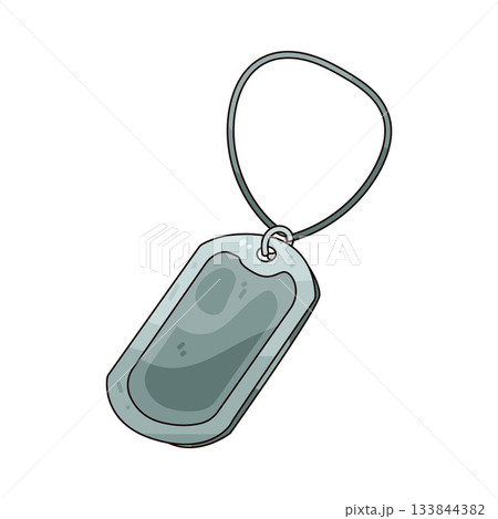 illustration of Dog Tag illustration of Dog Tag 133844382